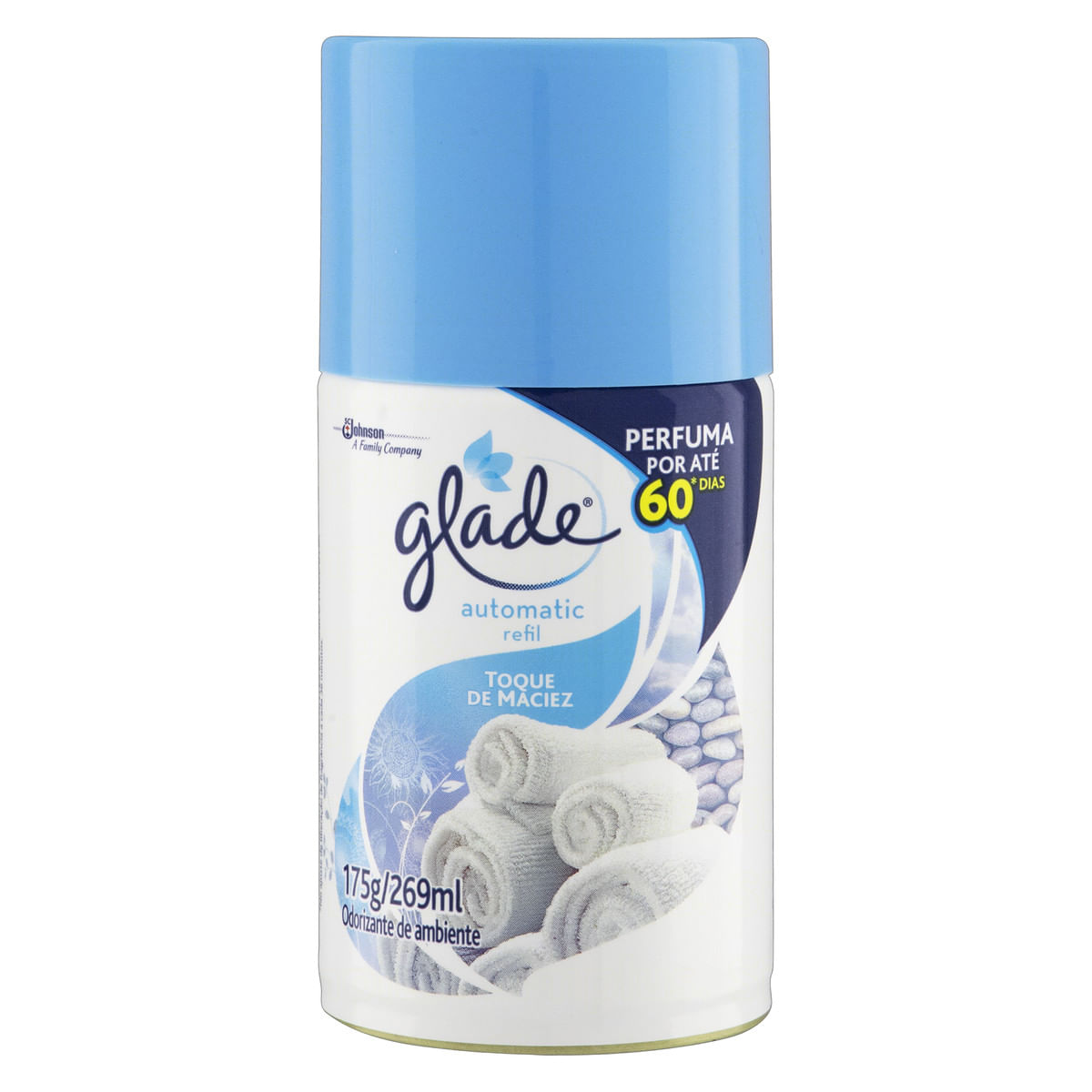 Encontraproduto.com.br - Desodorizador Glade Automatic Spray Refil Toque de Maciez 269 ml