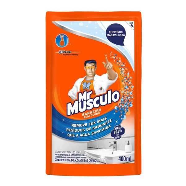 Encontraproduto.com.br - Limpador Mr Músculo Banheiro Total Refil 400 ml