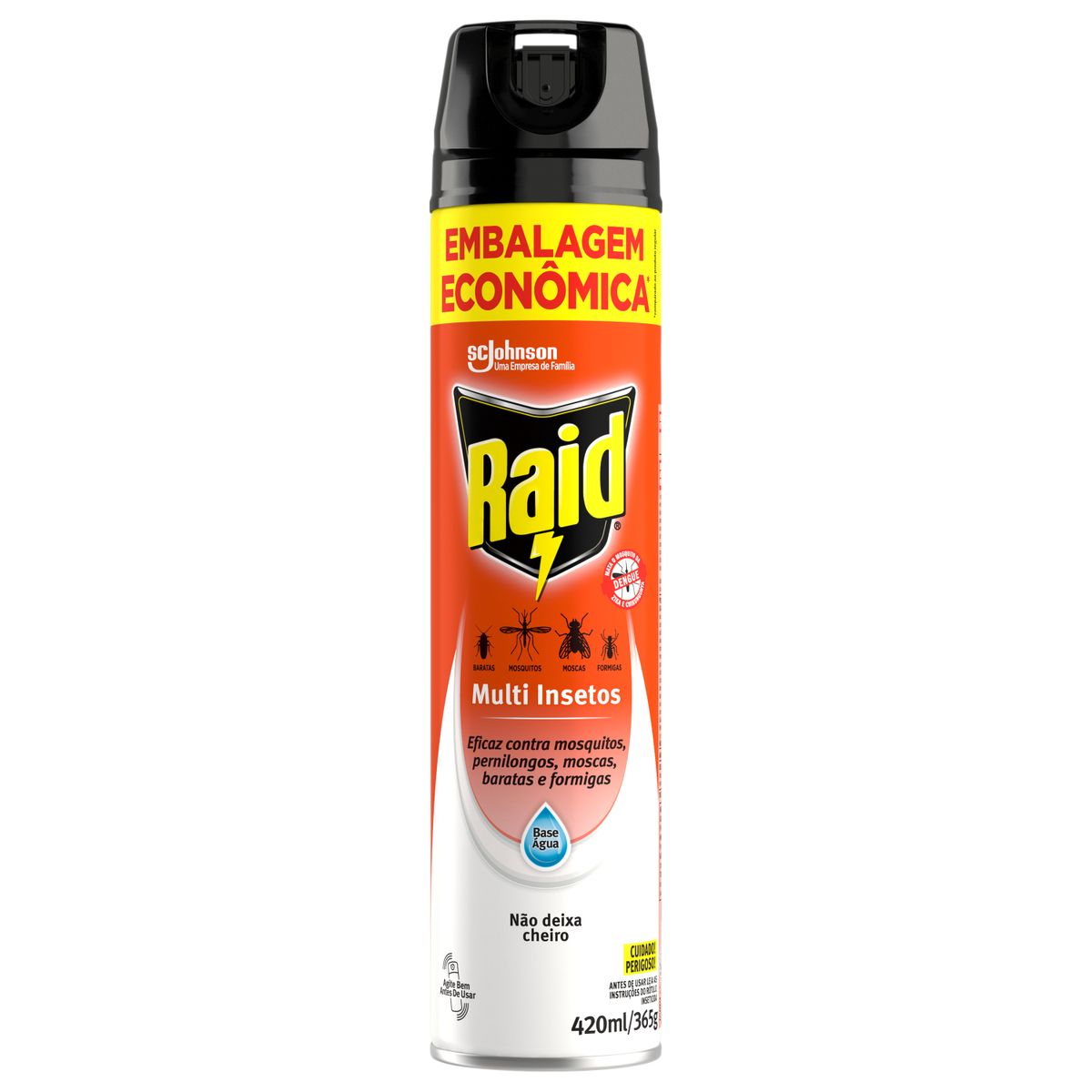 Encontraproduto.com.br - Inseticida Raid Multi Insetos Base Água 300ml + 150ml Grátis