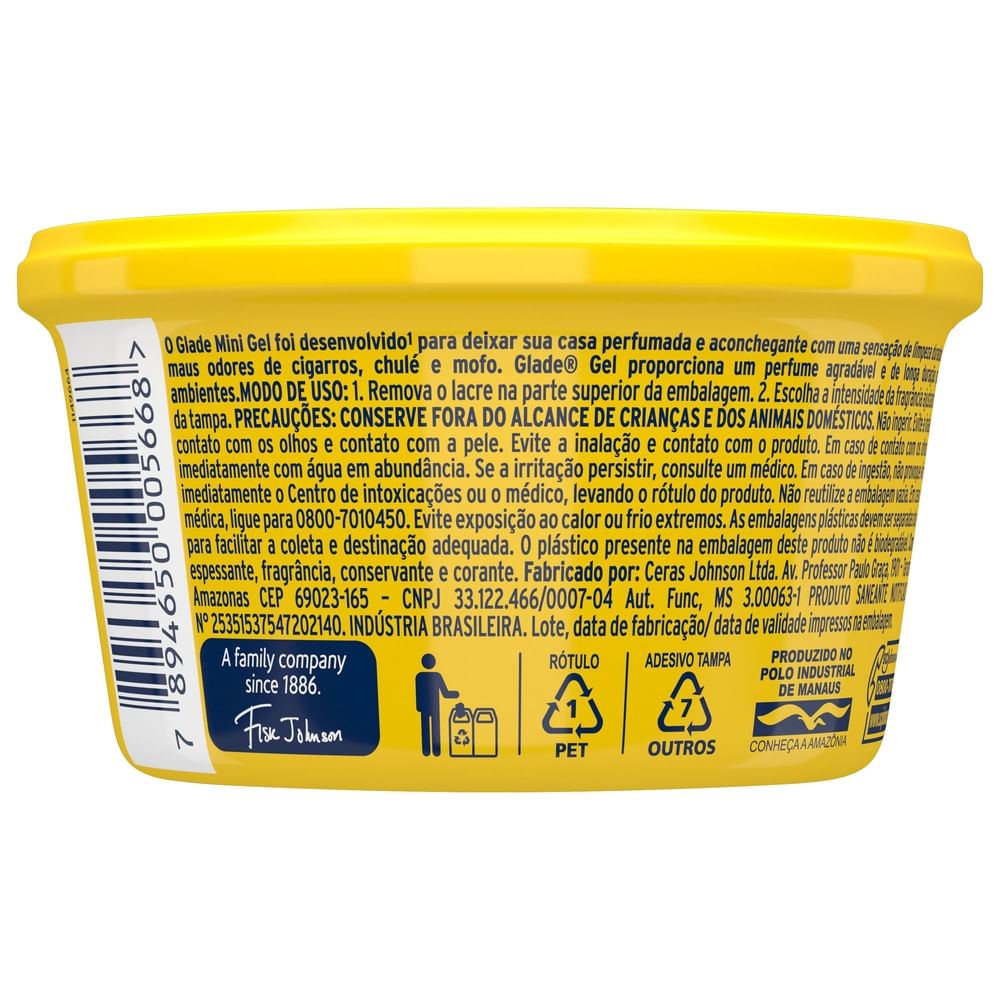 Encontraproduto.com.br - Odorizador Gel Glade Citrus 70g