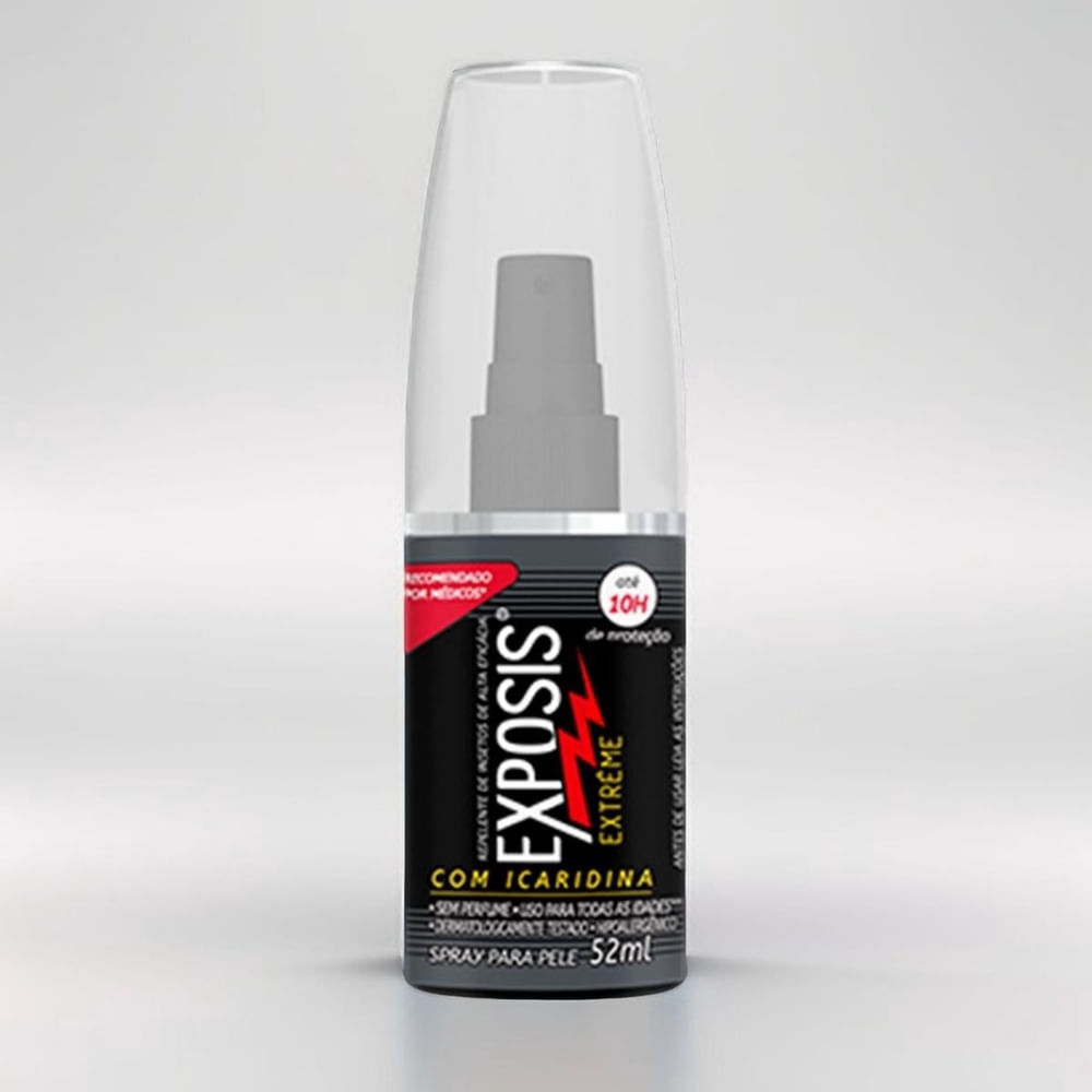 Encontraproduto.com.br - Repelente Em Gel Exposis Extreme Spritz 52ml 12 Br