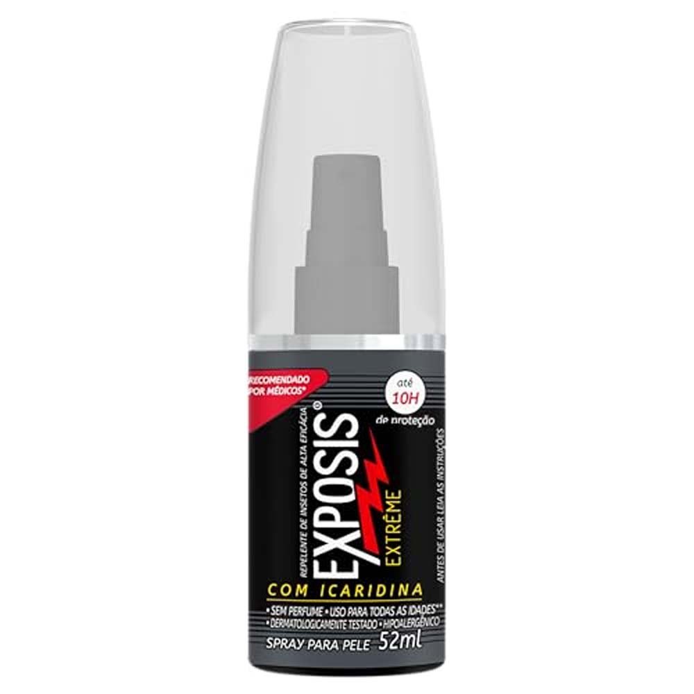 Encontraproduto.com.br - Repelente Em Gel Exposis Extreme Spritz 52ml 12 Br