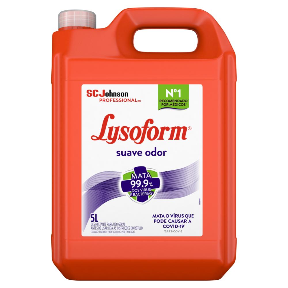 Desinfetante Lysoform Suave Bombona com 5L