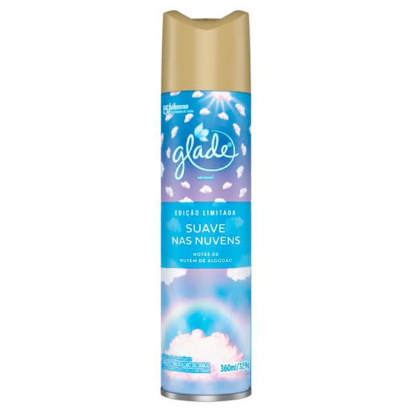 Encontraproduto.com.br - Odorizador Glade Suave Nas Nuvens Aerosol 360ml