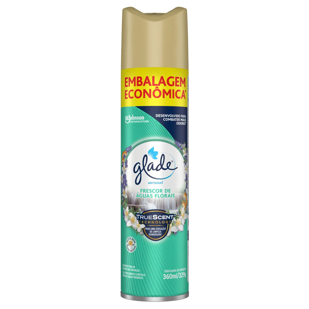 Encontraproduto.com.br - Desodorizador Aerossol Glade Águas Florais Tubo com 360ml