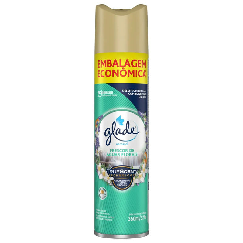 Encontraproduto.com.br - Desodorizador Aerossol Glade Águas Florais Tubo com 360ml