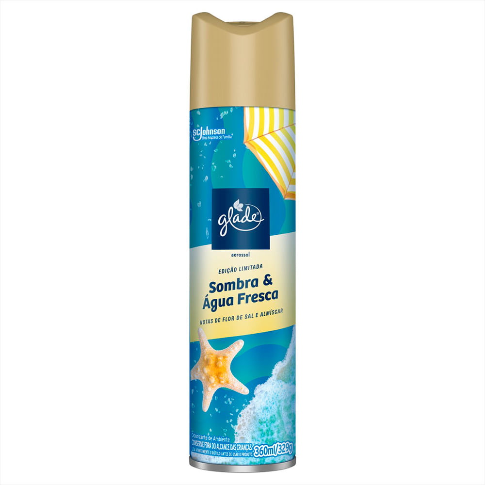 Desodorante Aerossol Glade Sombra e água Fresca  360ml