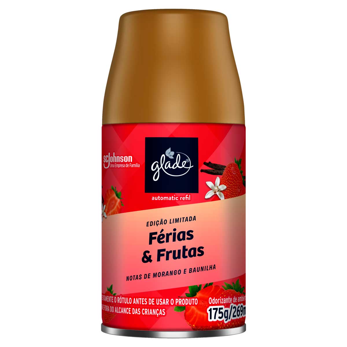 Purificador de Ar Glade Férias e Frutas Refil 269ml