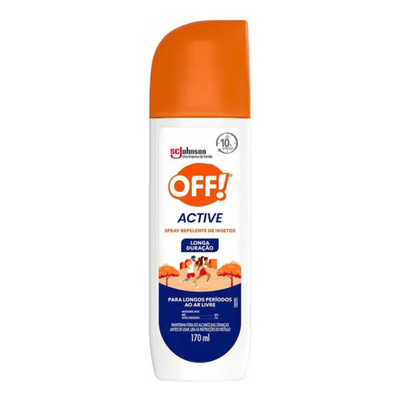 Repelente Off! Active Spray Longa Duração 170ml