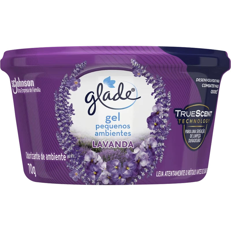 Encontraproduto.com.br - Purificador Gel Glade Lavanda 70g