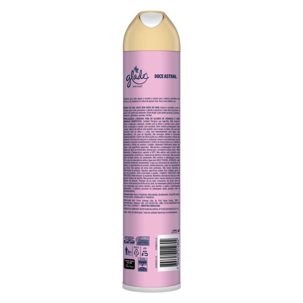 Encontraproduto.com.br - Odorizador de Ambiente Aerossol Glade Doce Astral 360ml Edição Limitada