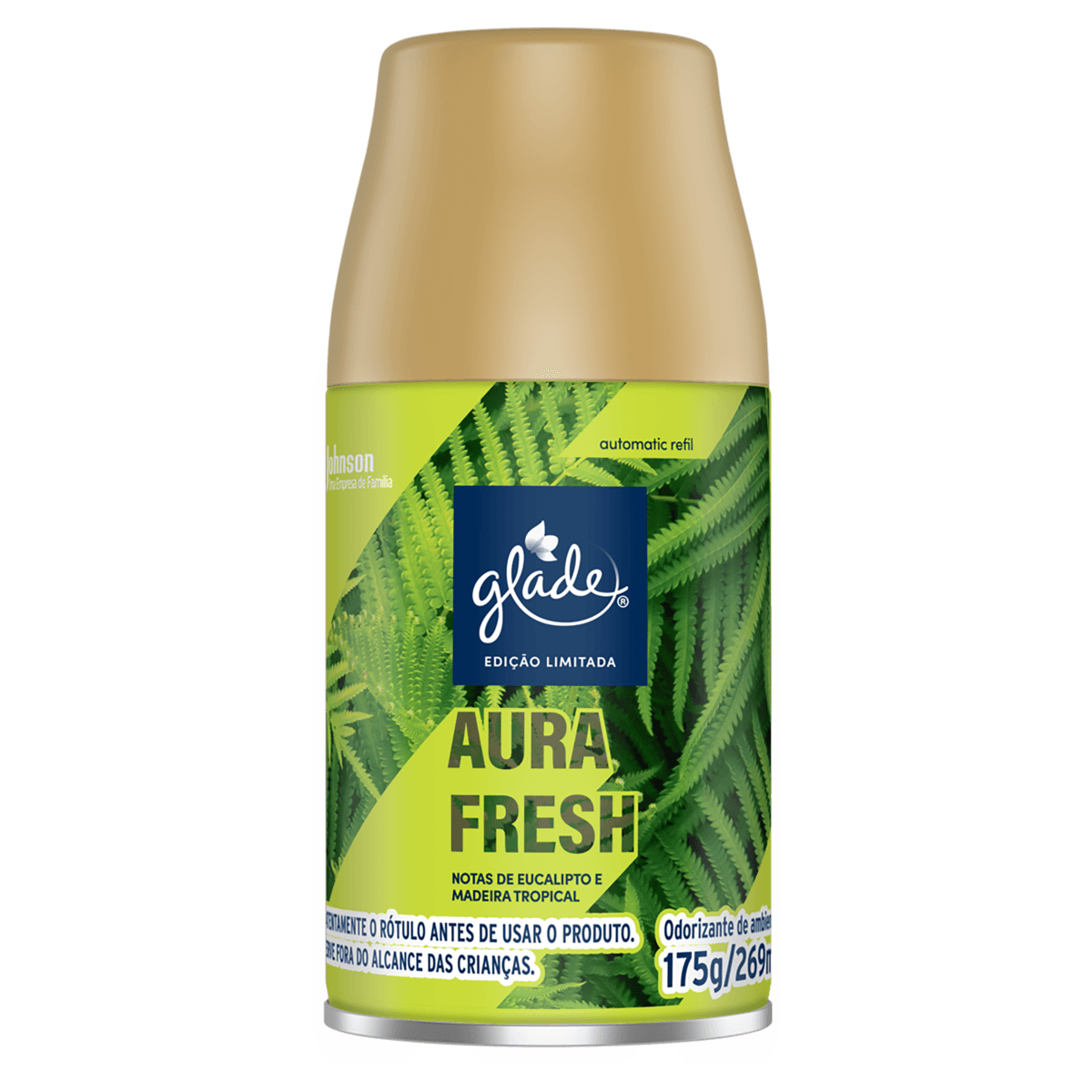 Encontraproduto.com.br - Desodorizador Glade Automatic Spray Refil Aura Fresh 269ml