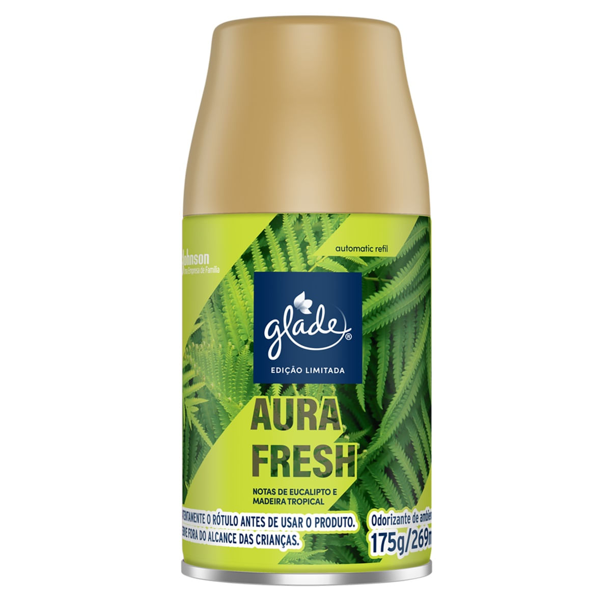 Encontraproduto.com.br - Desodorizador Glade Automatic Spray Refil Aura Fresh 269ml