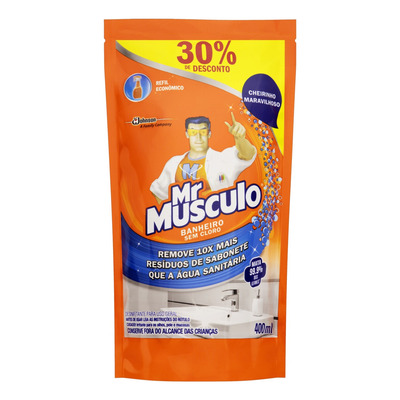 Encontraproduto.com.br - Desinfetante Mr. Músculo Banheiro Refil com 400ml