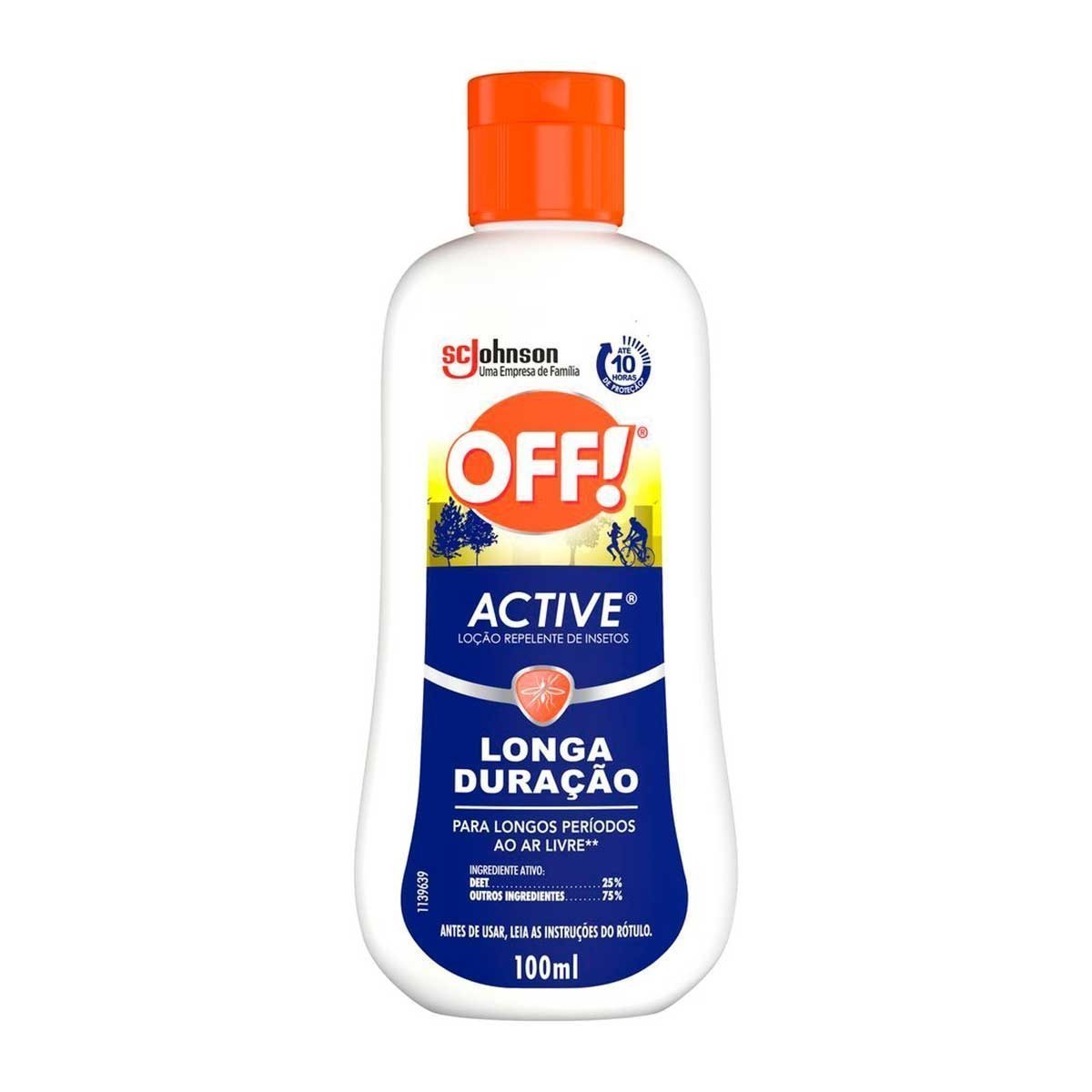 Repelente Off Active 100ml Locao