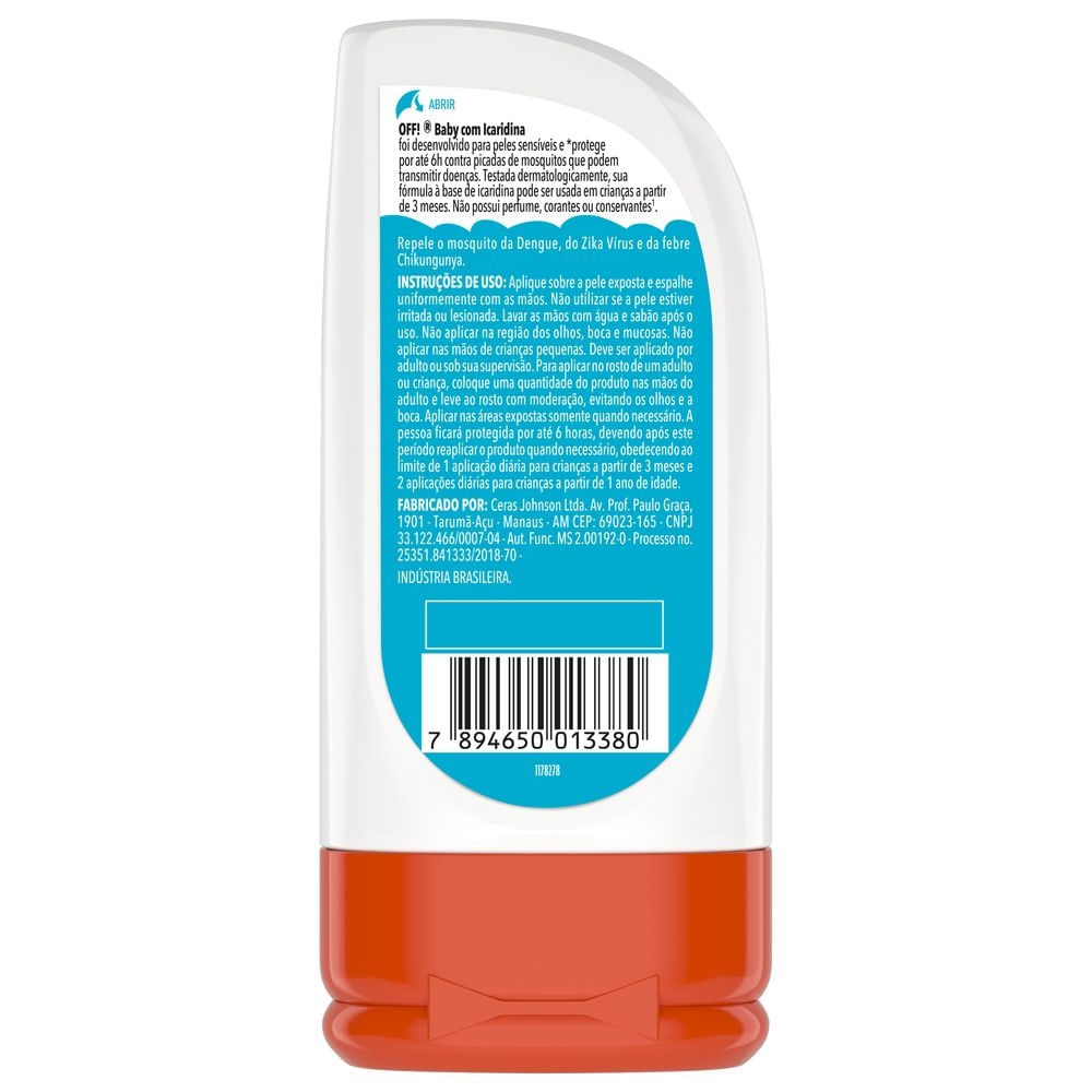 Encontraproduto.com.br - Repelente Off Loção Baby 117ml