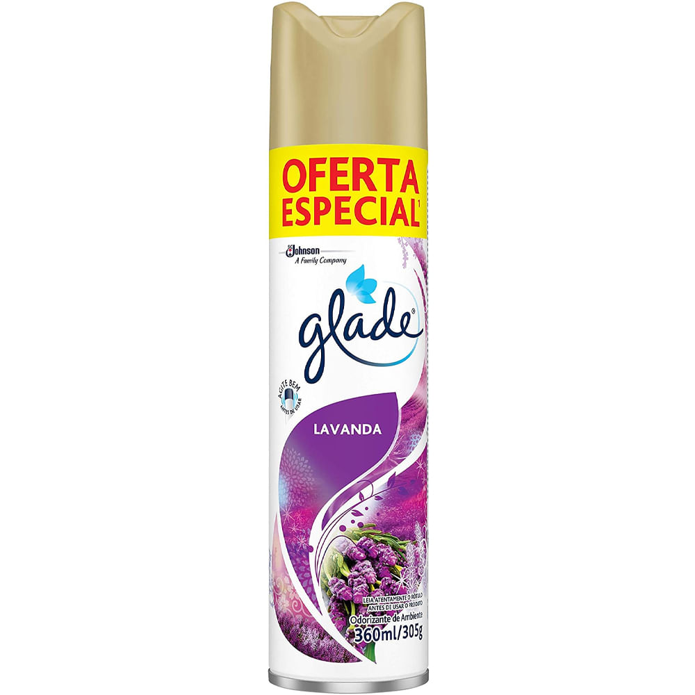 Odorizante Glade Aerossol Lavanda 360ml Of Esp