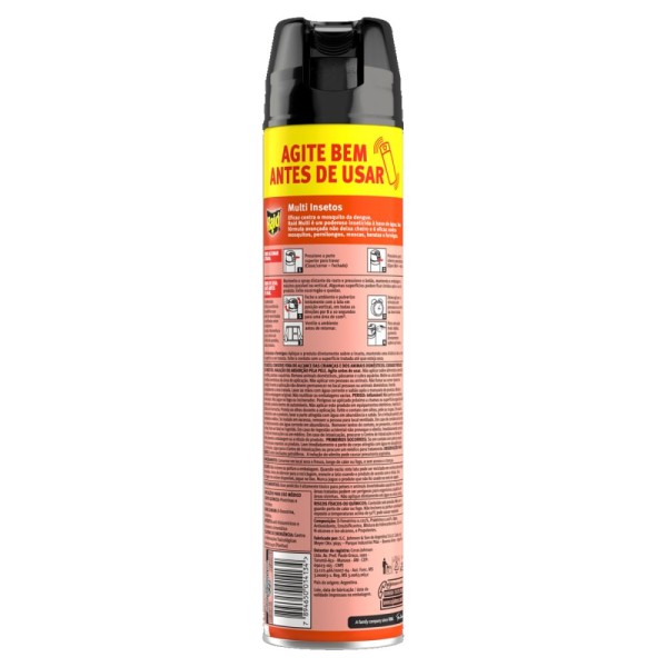Encontraproduto.com.br - Inseticida Aerossol Raid Multi Insetos - Base Água Frasco com 420ml