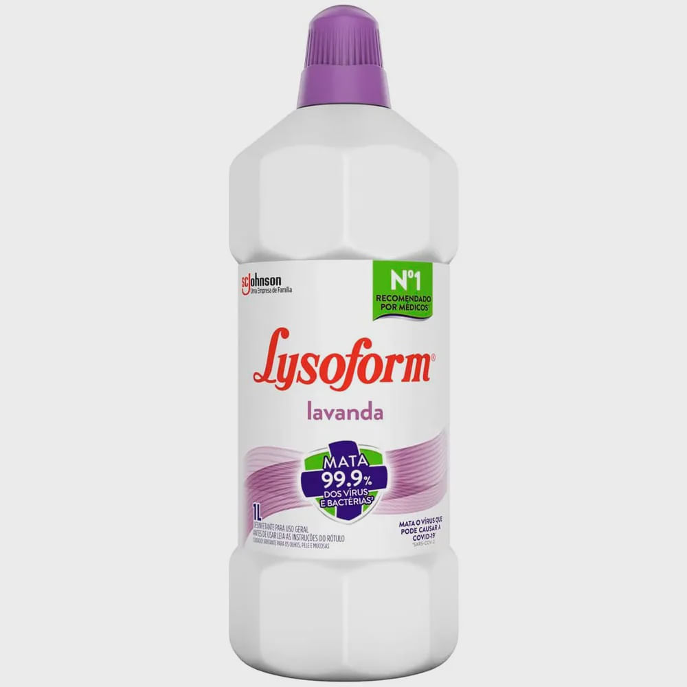 Encontraproduto.com.br - Desinfetante Lysoform Lavanda Frasco com 1L