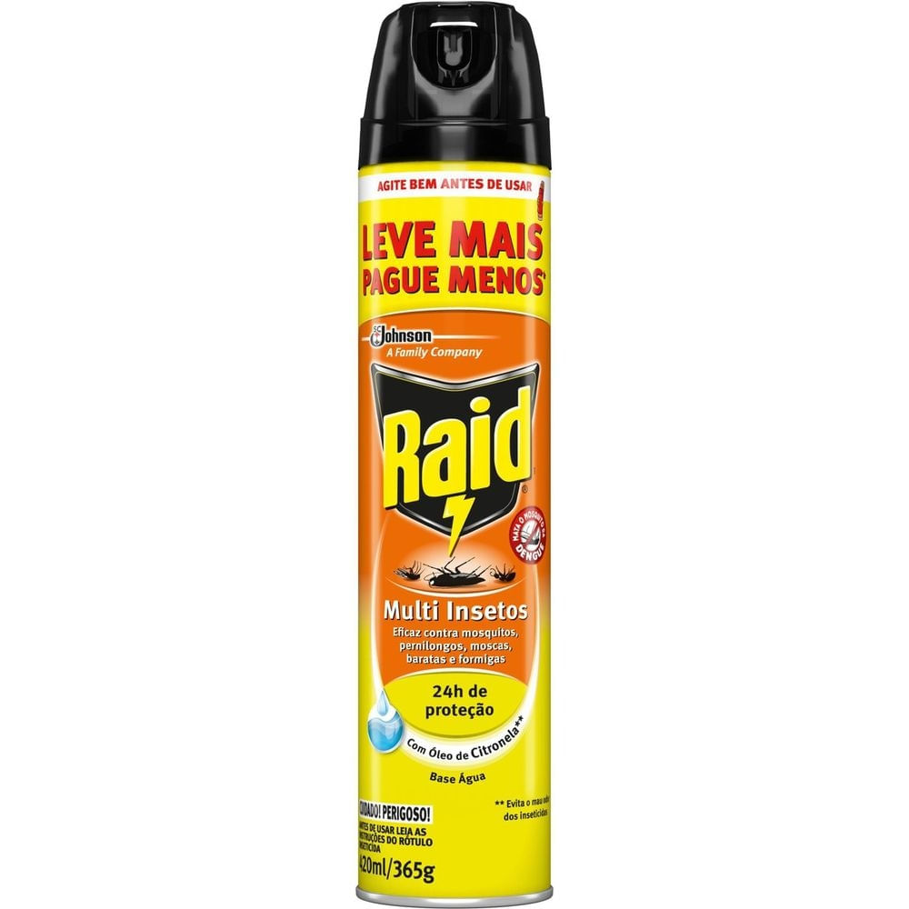 Inseticida Raid Multi Citronela 420ML