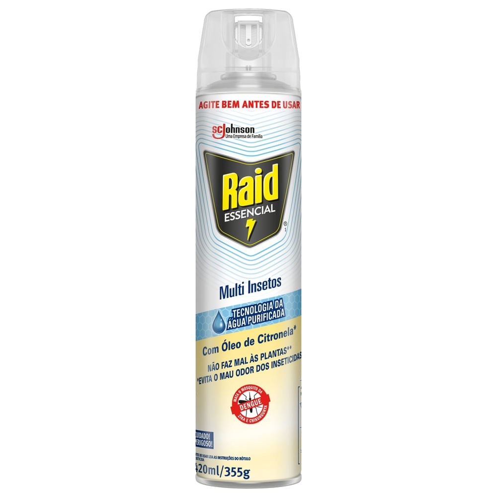 Encontraproduto.com.br - Inseticida Raid Multi Citronela 420ML