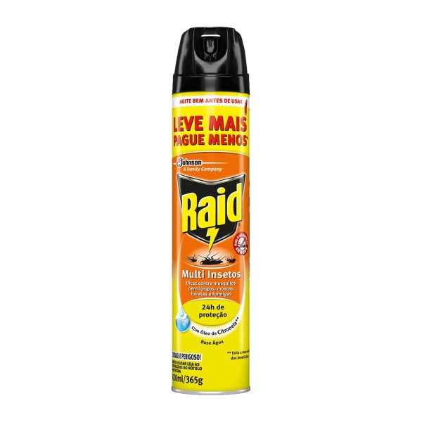 Encontraproduto.com.br - Inseticida Raid Multi Citronela 420ML