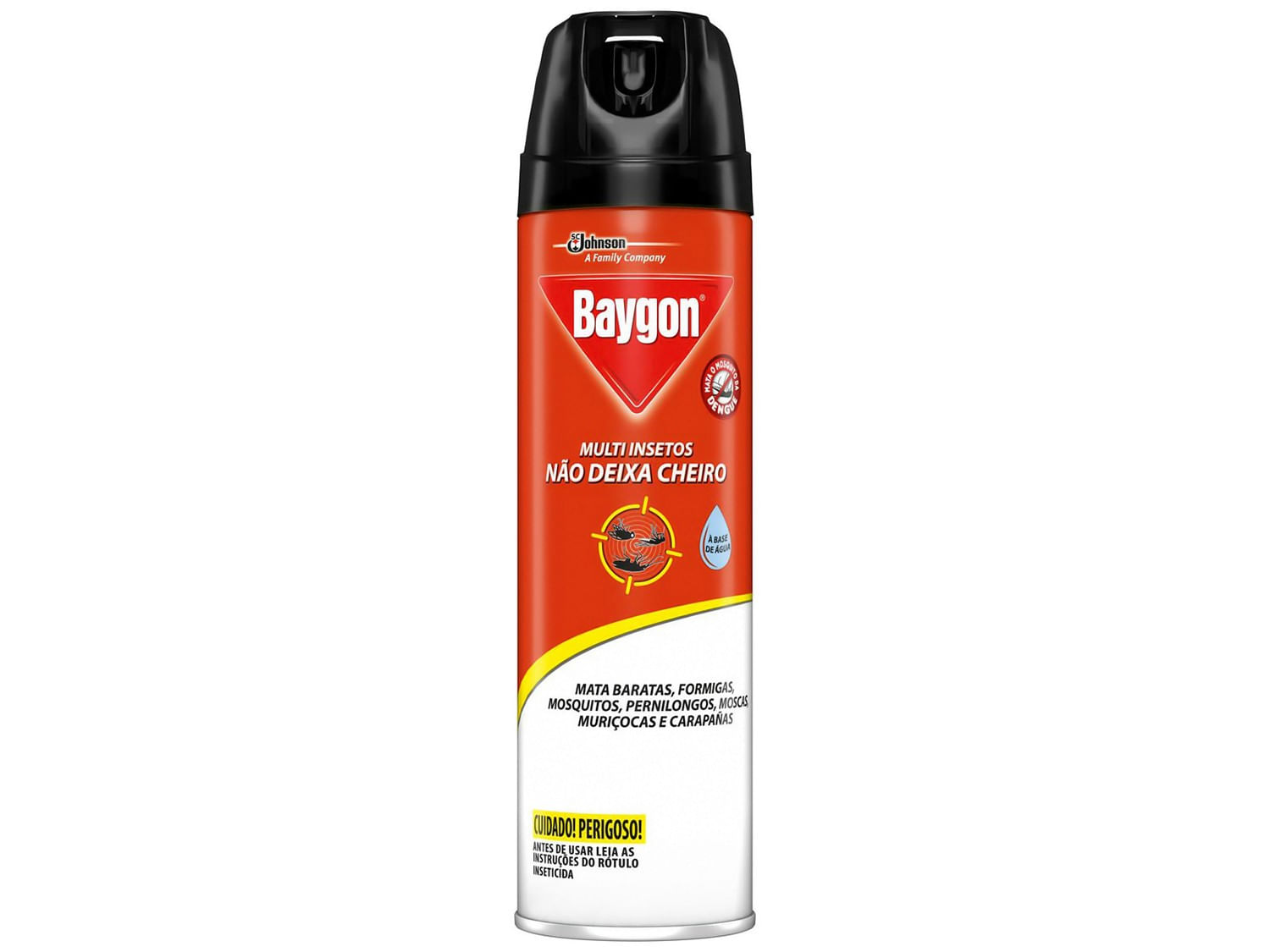 Encontraproduto.com.br - Inseticida Baygon Aerossol Multi Insetos à Base de Água Baygon 285ml