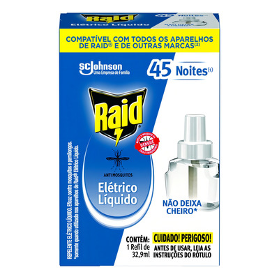 Encontraproduto.com.br - Inseticida Raid Líquido Protector Refil 45 Noites