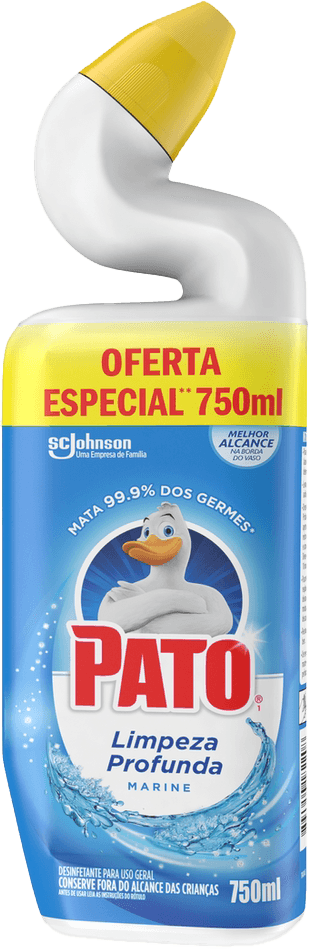 Encontraproduto.com.br - Desinfetante Germinex Pato Marine Frasco com 750ml