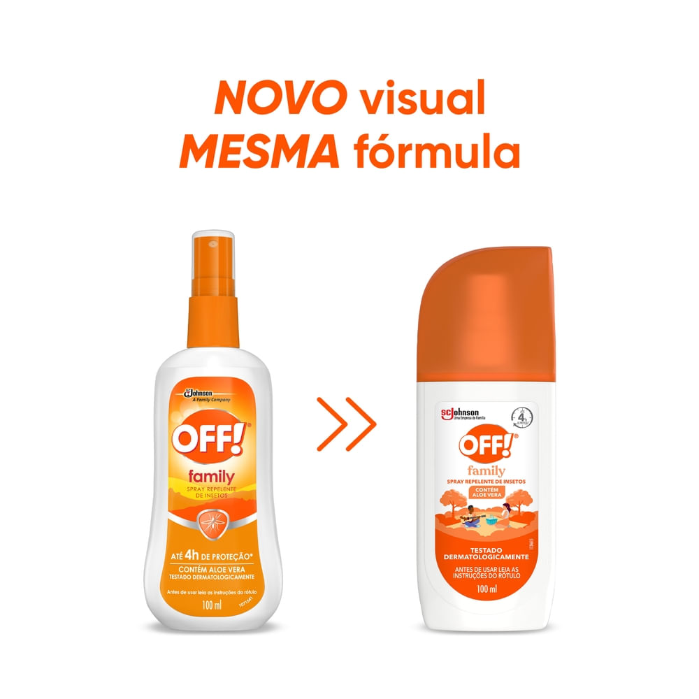 Encontraproduto.com.br - Repelente Off Spray Family 100ml