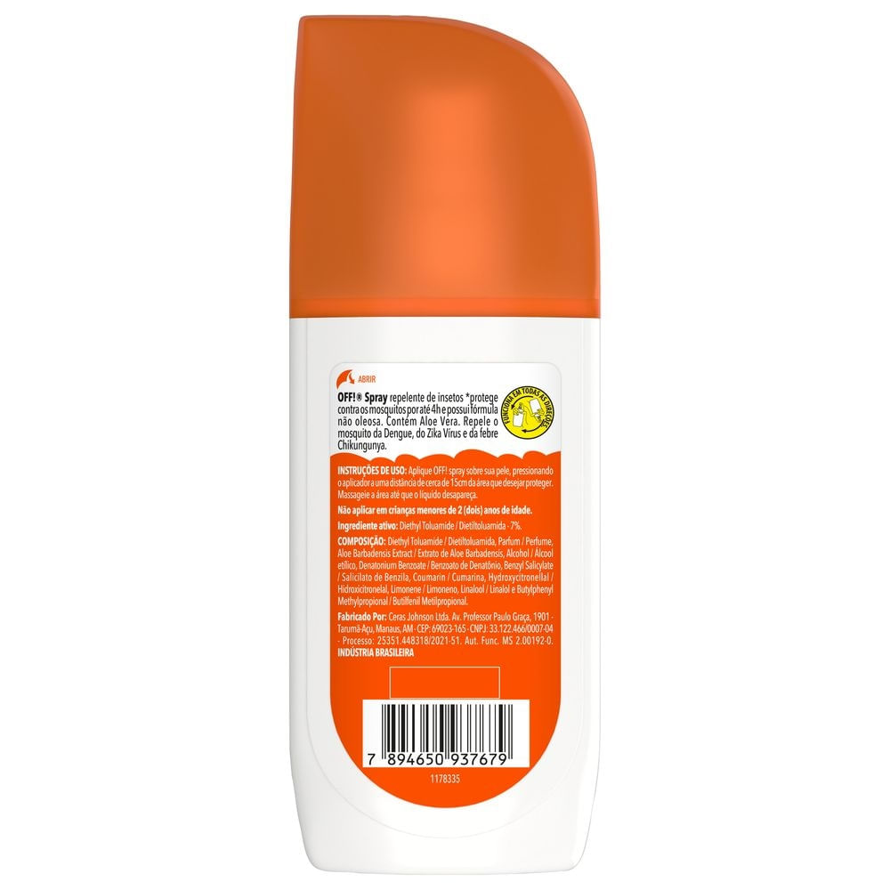 Encontraproduto.com.br - Repelente Off Spray Family 100ml