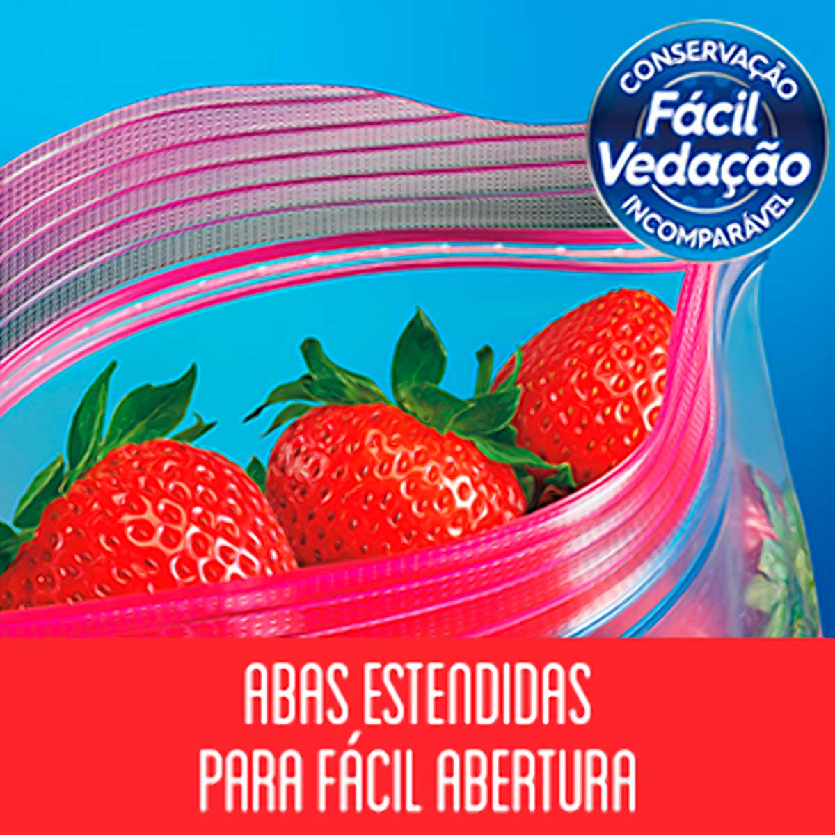 Encontraproduto.com.br - Sacos Herméticos Ziploc para Conservar Grande com 10 unidades