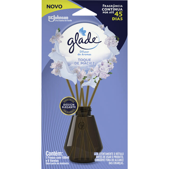 Encontraproduto.com.br - Difusor Glade Toque de Maciez Embalagem com 100ml
