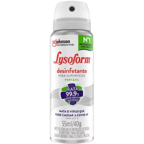 Encontraproduto.com.br - Lysoform Desinfetante e Antibactericida Original Spray Aerossol 55ml