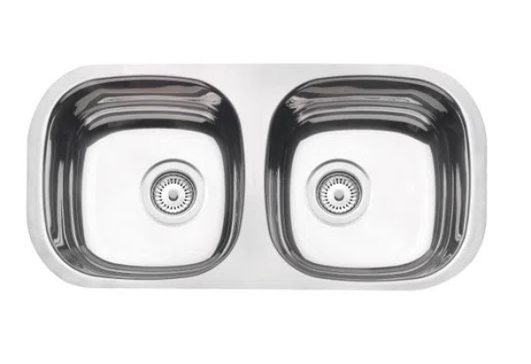 Encontraproduto.com.br - Cuba de Inox de Embutir Dupla 72X34cm 4.1/2