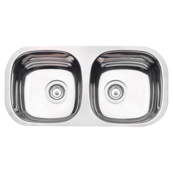 Cuba de Inox de Embutir Dupla 72X34cm 4.1/2