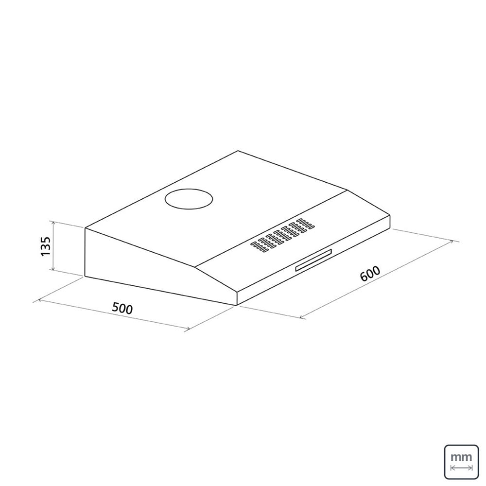 Encontraproduto.com.br - Depurador de Parede Standard Compact 60cm Inox