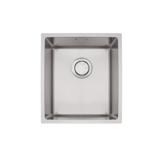 Encontraproduto.com.br - Cuba Tramontina Quadrum 34 em Aço Inox com Acabamento Scotch Brite 34 x 40 cm