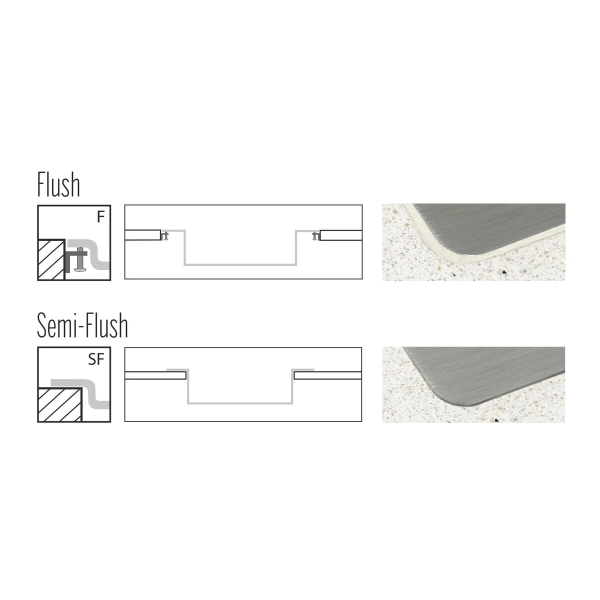 Encontraproduto.com.br - Cuba Tramontina Quadrum 34 em Aço Inox com Acabamento Scotch Brite 34 x 40 cm