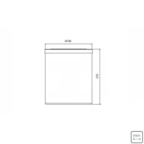 Encontraproduto.com.br - Lixeira Tramontina Útil Basculante em Aço Inox com Acabamento Scotch Brite e Corpo em Polipropileno Preto 5 L