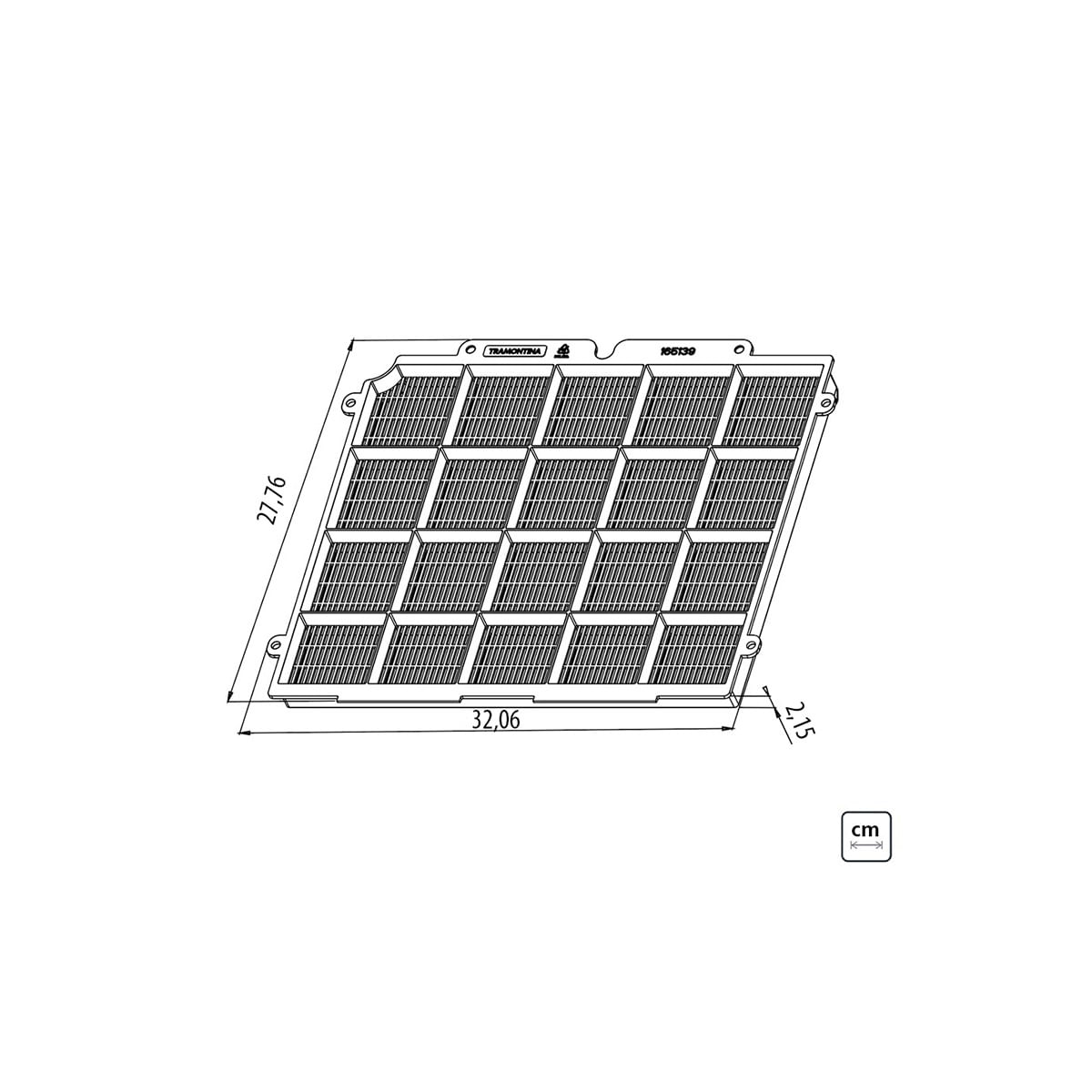 Encontraproduto.com.br - Filtro de Carvão Ativado Ambifresh 2 para Coifas Tramontina