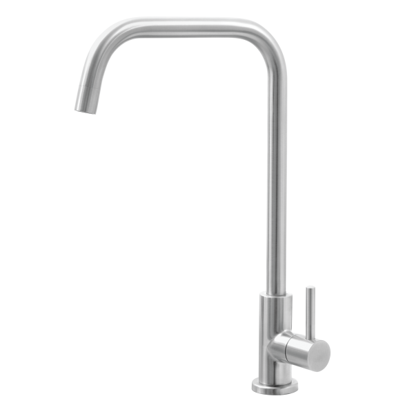 Encontraproduto.com.br - Tanque Tramontina Hera 30 L em Aço Inox Polido 50 x 40 cm com Torneira de Bancada e Válvula 94400417