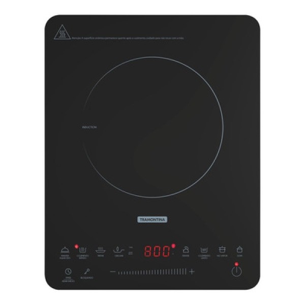 Cooktop Portátil por Indução Tramontina Slim Touch 127 V 94714131
