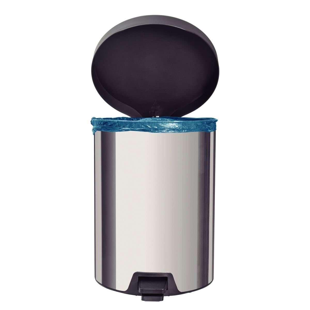 Encontraproduto.com.br - Lixeira 12 Litros com Pedal New Inox Tramontina