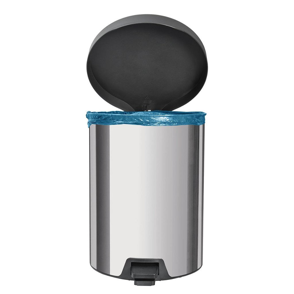 Encontraproduto.com.br - Lixeira 12 Litros com Pedal New Inox Tramontina