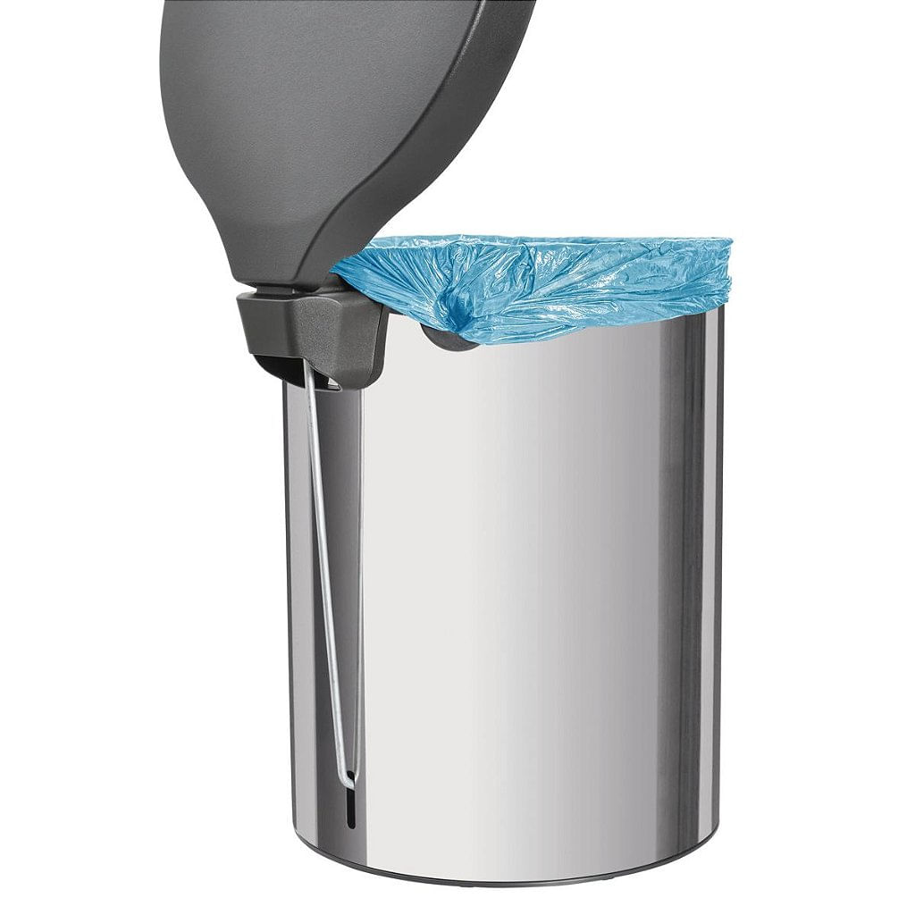 Encontraproduto.com.br - Lixeira 12 Litros com Pedal New Inox Tramontina