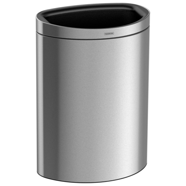 Encontraproduto.com.br - Lixeira Tipo D New Inox Balde Removível 49L Tramontina