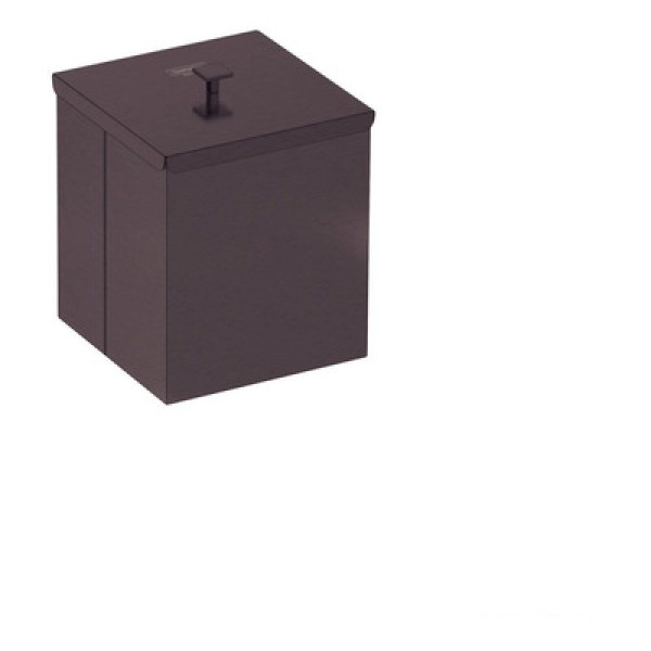 Encontraproduto.com.br - Lixeira Tramontina Luz 4,5 Litros em Inox com Acabamento Fosco Black Matte OUTLET