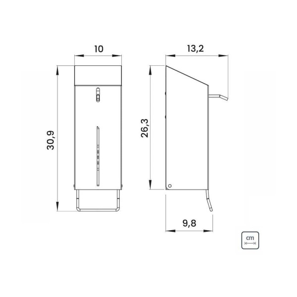 Encontraproduto.com.br - Dispenser para Sabão e Álcool Gel Tramontina em Aço Inox Scotch Brite e Recipiente em PET 500 ml
