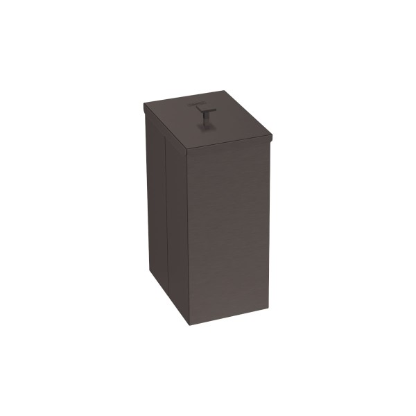 Encontraproduto.com.br - Lixeira Tramontina Luz Slim em Aço Inox com Revestimento Black Matte 5,5 Litros